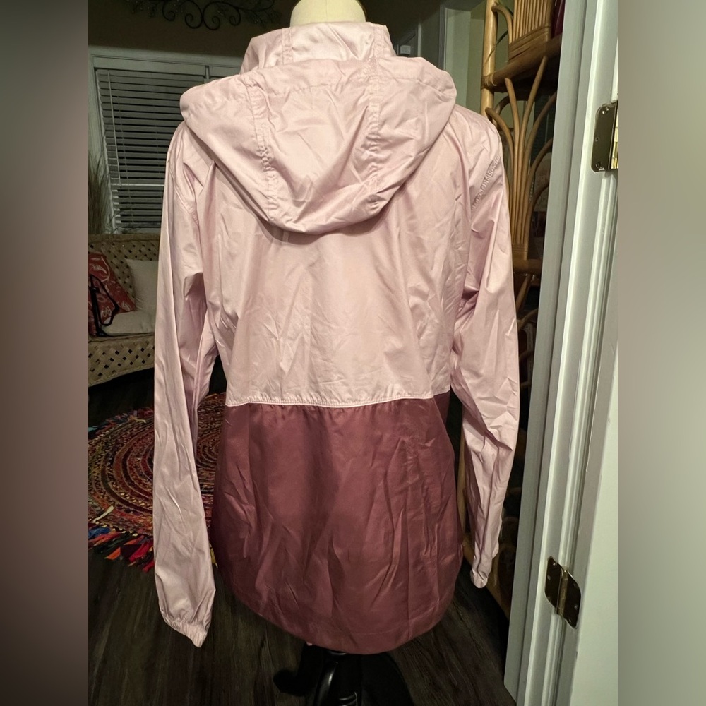 Columbia Women's Large Two-Tone Pink & Mauve Windbreaker Jacket - Picture 2 of 7